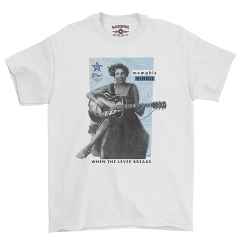 Ltd. Ed. Blues Hall of Fame Memphis Minnie T-Shirt - Classic Heavy Cotton - classicwhite