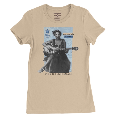 Ltd. Ed. Blues Hall of Fame Memphis Minnie Ladies T Shirt - Relaxed Fit - ladiessanddune
