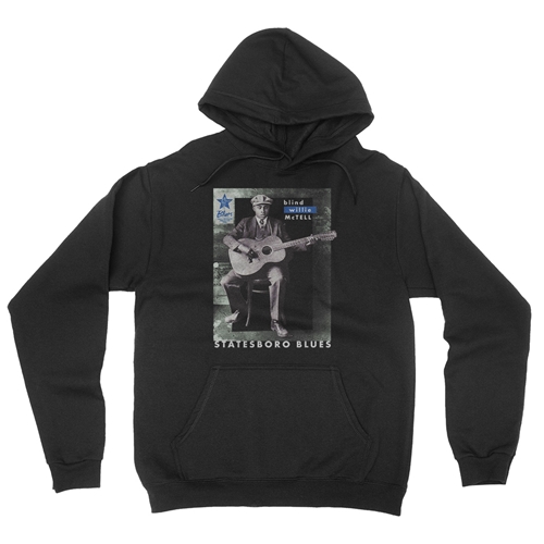 Ltd. Ed. Blues Hall of Fame Blind Willie McTell Pullover Jacket - hoodieblack