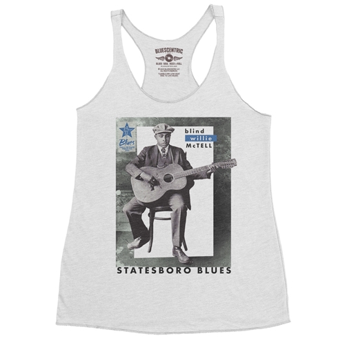 Ltd. Ed. Blues Hall of Fame Blind Willie McTell Racerback Tank - Women