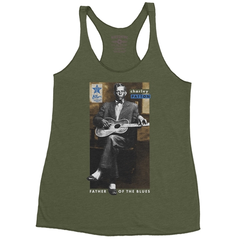 Ltd. Ed. Blues Hall of Fame Charley Patton Racerback Tank - Women