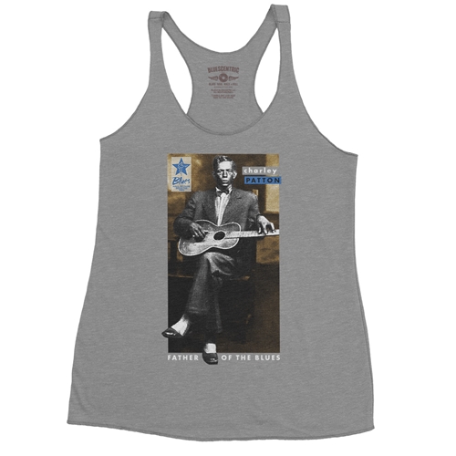 Ltd. Ed. Blues Hall of Fame Charley Patton Racerback Tank - Women