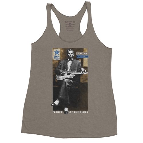 Ltd. Ed. Blues Hall of Fame Charley Patton Racerback Tank - Women