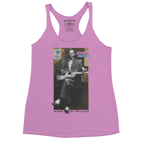 Ltd. Ed. Blues Hall of Fame Charley Patton Racerback Tank - Women