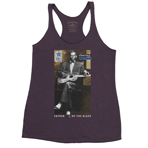 Ltd. Ed. Blues Hall of Fame Charley Patton Racerback Tank - Women