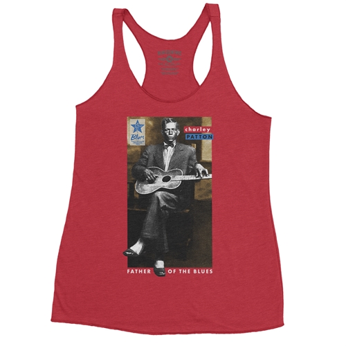 Ltd. Ed. Blues Hall of Fame Charley Patton Racerback Tank - Women