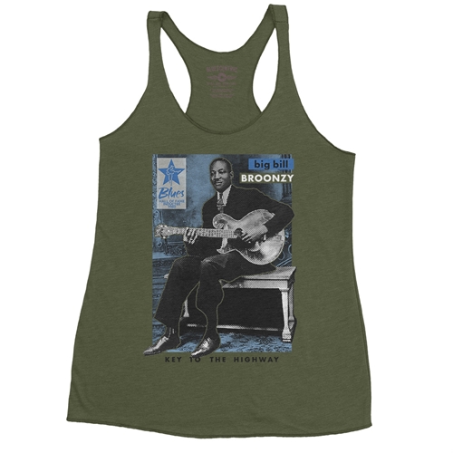 Ltd. Ed. Blues Hall of Fame Big Bill Broonzy Racerback Tank - Women
