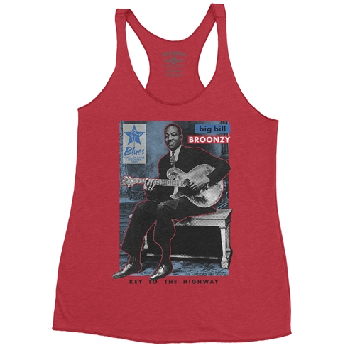 Ltd. Ed. Blues Hall of Fame Big Bill Broonzy Racerback Tank - Women