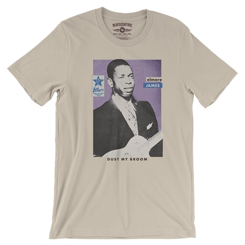 Ltd. Ed. Blues Hall of Fame Elmore James T-Shirt - Lightweight Vintage Style - vintagecream