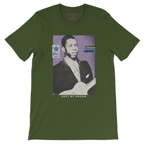 Ltd. Ed. Blues Hall of Fame Elmore James T-Shirt - Lightweight Vintage Style - vintageolive