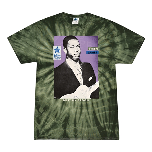 Ltd. Ed. Blues Hall of Fame Elmore James Tie-Dye T-Shirt - Green