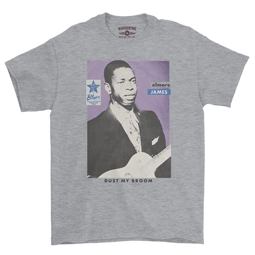 Ltd. Ed. Blues Hall of Fame Elmore James T-Shirt - Classic Heavy Cotton - classicathleticheather
