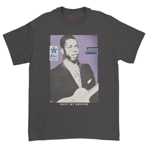 Ltd. Ed. Blues Hall of Fame Elmore James T-Shirt - Classic Heavy Cotton - classicblack