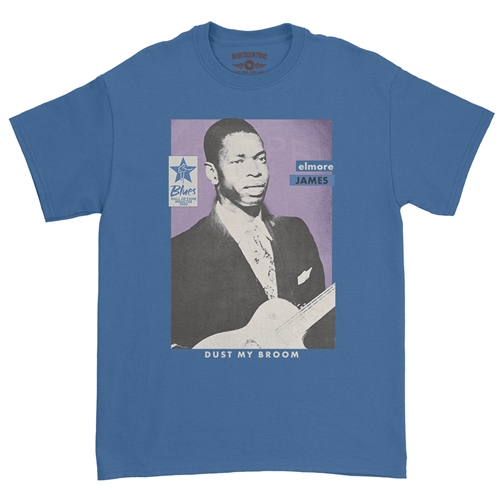 Ltd. Ed. Blues Hall of Fame Elmore James T-Shirt - Classic Heavy Cotton - classicroyalblue