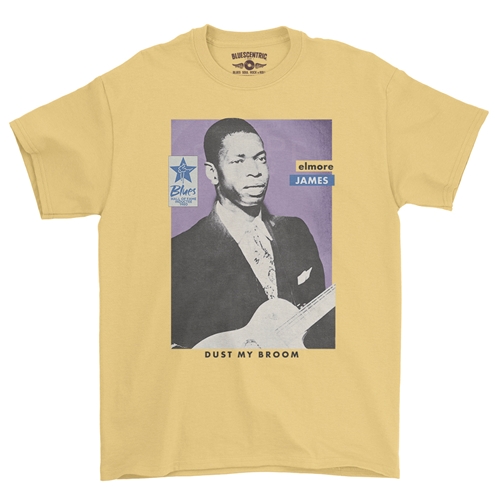 Ltd. Ed. Blues Hall of Fame Elmore James T-Shirt - Classic Heavy Cotton - classicyellow