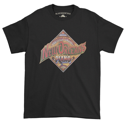 Professor Longhair New Orleans Piano T-Shirt - Classic Heavy Cotton - classicblack