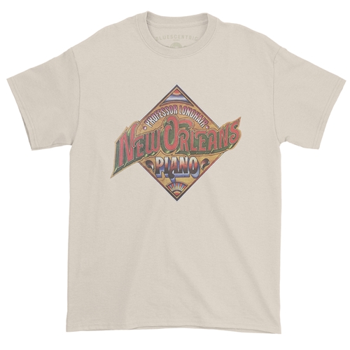 Professor Longhair New Orleans Piano T-Shirt - Classic Heavy Cotton - classicsand