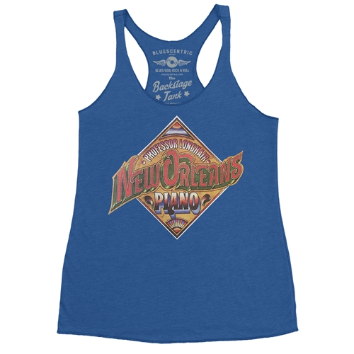 Professor Longhair New Orleans Piano Racerback Tank - Women