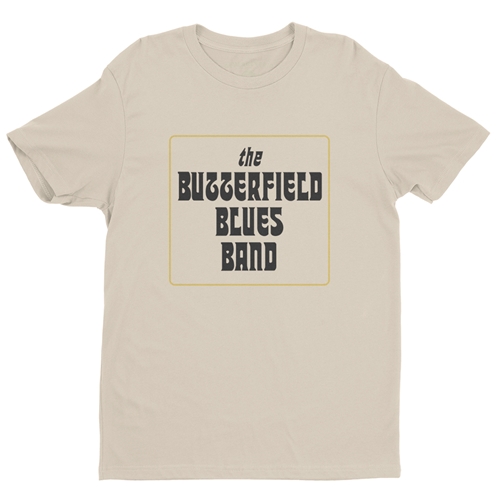 Butterfield Blues Band Box T-Shirt - Lightweight Vintage Style - vintagecream