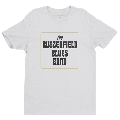 Butterfield Blues Band Box T-Shirt - Lightweight Vintage Style - white