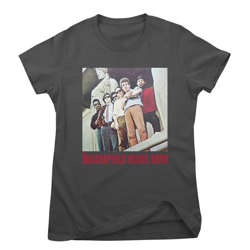 1966 Butterfield Blues Band Ladies T Shirt - ladiessmoke