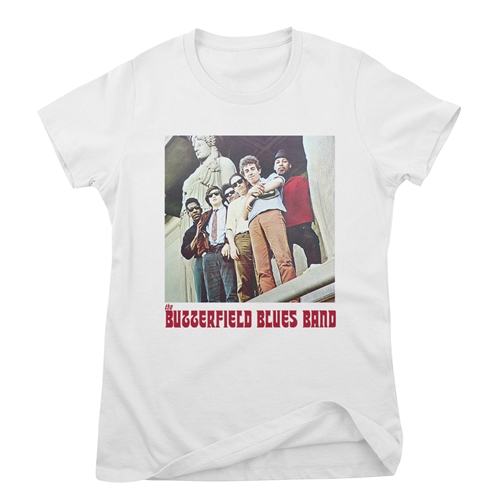1966 Butterfield Blues Band Ladies T Shirt - white