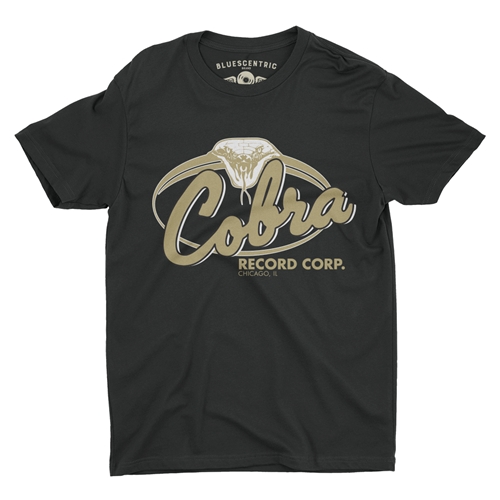 Ltd. Ed. Snake Eyes Cobra Records T-Shirt - Lightweight Vintage Style - vintageblack