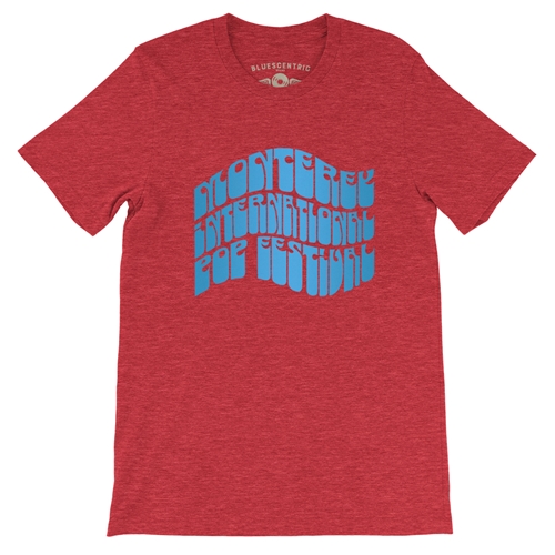 Monterey Pop Festival Wave T-Shirt - Lightweight Vintage Style - heatherredrocks