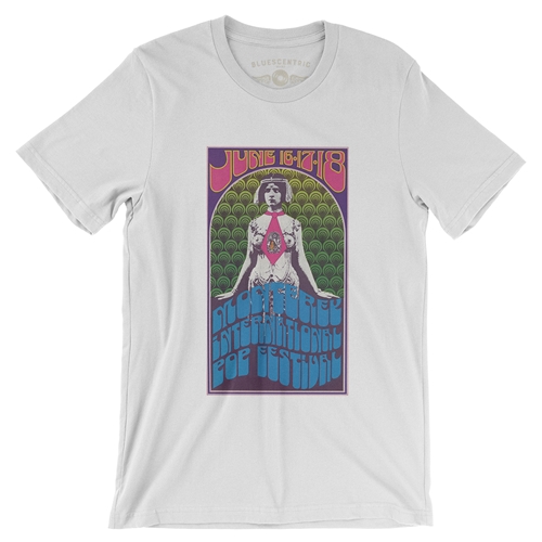 Monterey Pop Festival Concert Poster T-Shirt | Bluescentric