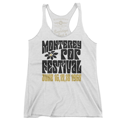 Monterey Pop Festival Flower Racerback Tank - Women