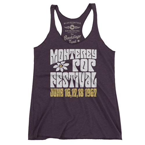 Monterey Pop Festival Flower Racerback Tank - Women