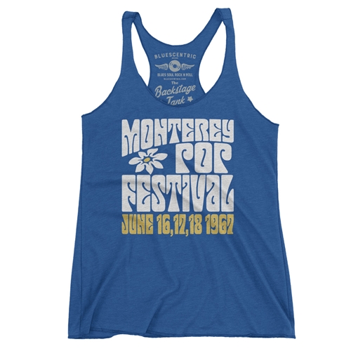 Monterey Pop Festival Flower Racerback Tank - Women