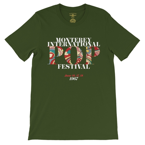 Small Batch Monterey Pop Festival T-Shirt - Hippie Edition - Lightweight Vintage Style - vintageolive