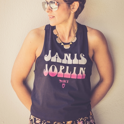 Cool Janis Racerback Crop Top - Women