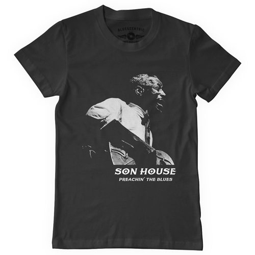 Brengen Verwoesten Voorkeursbehandeling Ltd. Edition Son House T-Shirt - Classic Heavy Cotton