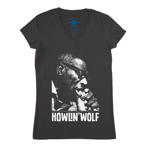 Graphic Howlin Wolf 1974 V-Neck T Shirt - Women