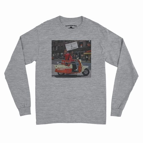 Bo Diddley Have Guitar Will Travel Long Sleeve T-Shirt - longsleeveathleticheather