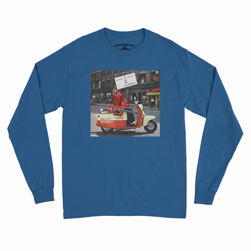 Bo Diddley Have Guitar Will Travel Long Sleeve T-Shirt - longsleeveblue