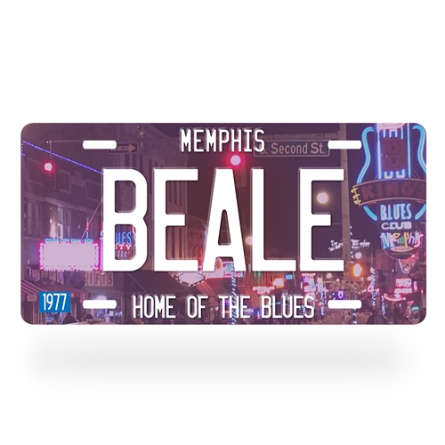 Beale Street License Plate