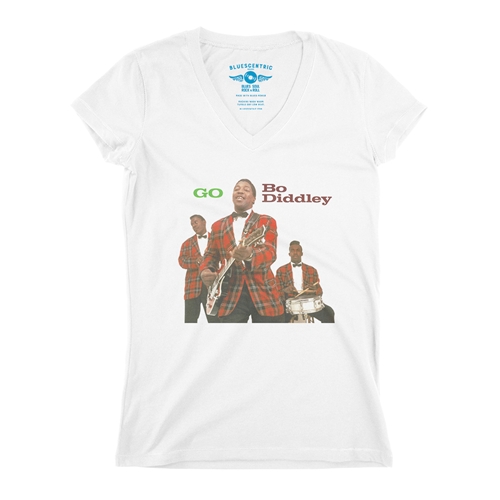 Go Bo Diddley V-Neck T Shirt - Women