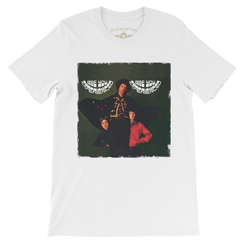 Jimi Hendrix Experienced UK T-Shirt - Lightweight Vintage Style - white