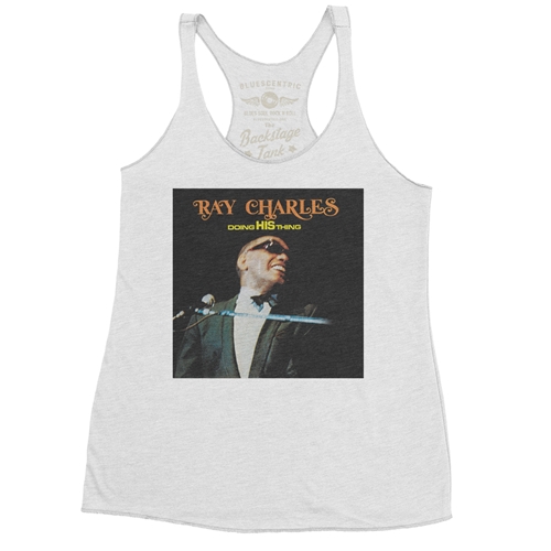 Ray Charles Doing His Thing Racerback Tank - Women