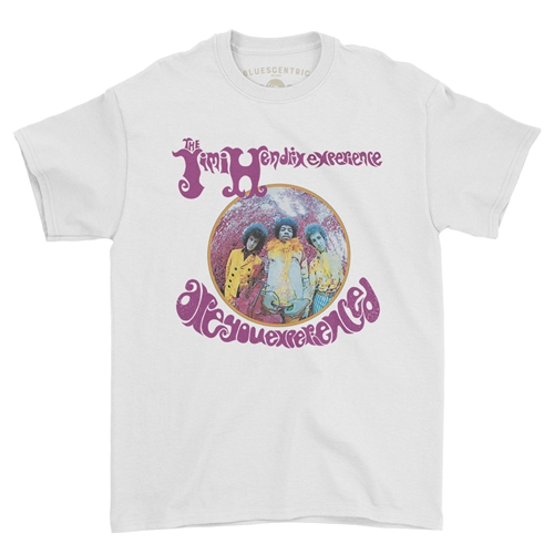 Jimi Hendrix Are You Experienced Album T-Shirt - Classic Heavy Cotton - white