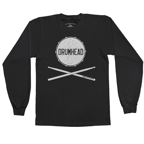 Drumhead Long Sleeve T-Shirt - longsleeveblack