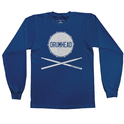 Drumhead Long Sleeve T-Shirt - longsleeveblue