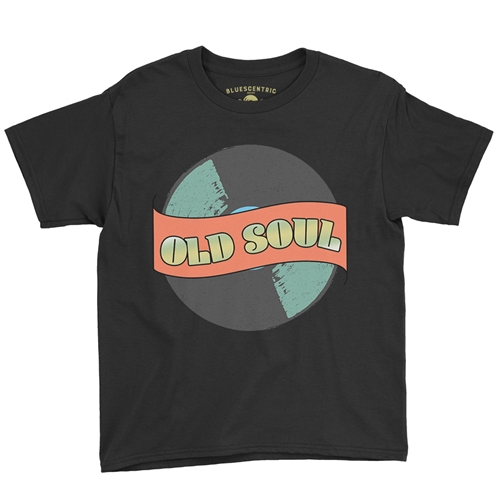 Old Soul Youth T-Shirt - Lightweight Vintage Children & Toddlers - youthblack