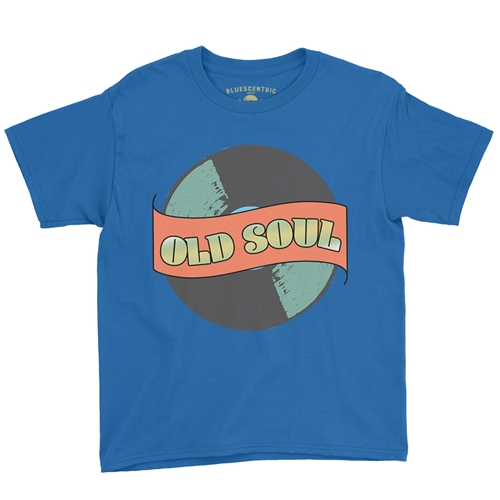 Old Soul Youth T-Shirt - Lightweight Vintage Children & Toddlers - youthroyalblue