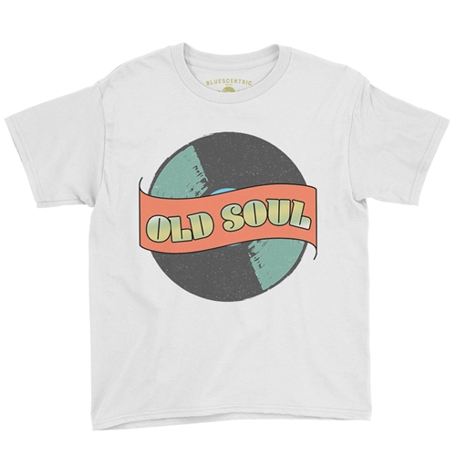Old Soul Youth T-Shirt - Lightweight Vintage Children & Toddlers - youthwhite