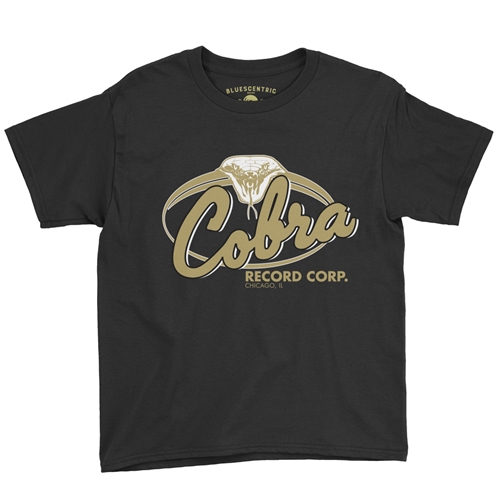 Cobra Records Youth T-Shirt - Lightweight Vintage Children & Toddlers - youthblack