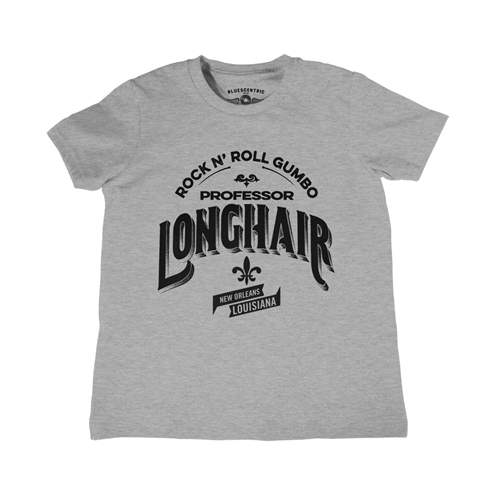 Professor Longhair Rock n Roll Gumbo Youth T-Shirt - Lightweight Vintage Children & Toddlers - youthheatherathletic